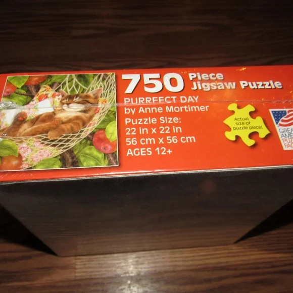 Anne Mortimer PURRFECT DAY 750 Pc Jigsaw Puzzle - Picture 2 of 2